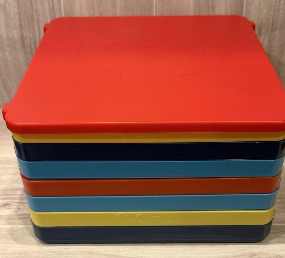 7 Count Puzzle Sorting Trays Jigsaw Games Sorting Stacking Organizer Bins New